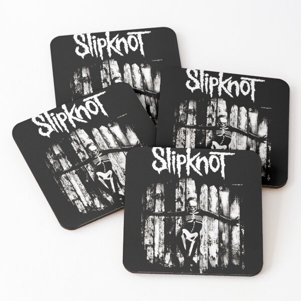 Item preview, Slipknot Skeleton Wood Grungy Design designed and sold by aTiredWitchArt.