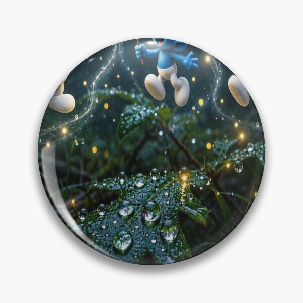 Item preview, Magical Blue Elves in the Enchanted Forest designed and sold by Breezes-of-Ida.
