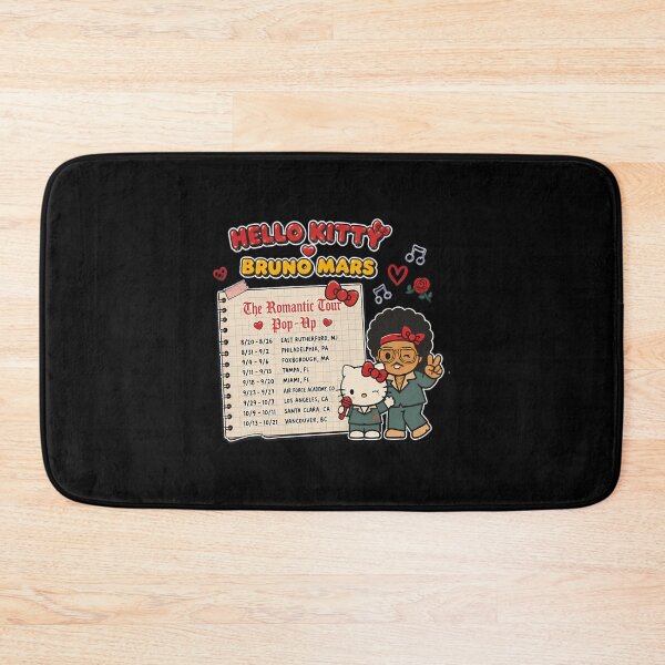 Item preview, Brunooo Marss The Romantic Tour Graphic designed and sold by Lapiinart.