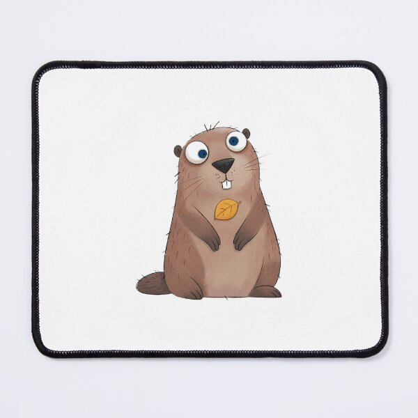 Item preview, Leaf Brooch Marmot designed and sold by The-Art-of-D.