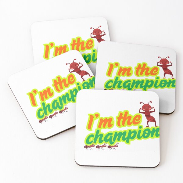 Item preview, Gym Ant Champion - I'm The Champion Cute Fitness Design designed and sold by Mazza-mazza.