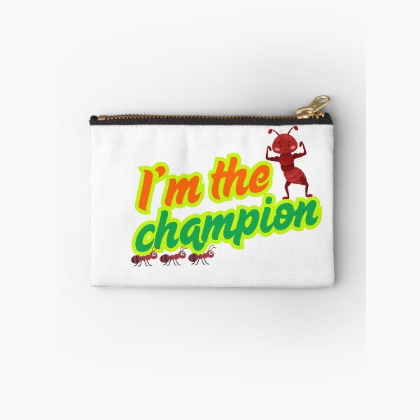 Item preview, Gym Ant Champion - I'm The Champion Cute Fitness Design designed and sold by Mazza-mazza.