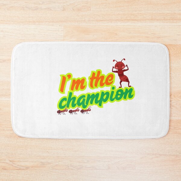 Item preview, Gym Ant Champion - I'm The Champion Cute Fitness Design designed and sold by Mazza-mazza.