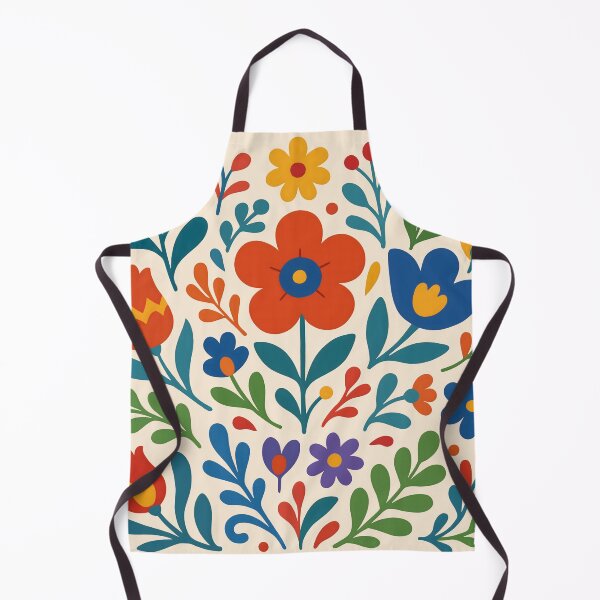 Item preview, Colorful Scandinavian Folk Floral | Modern Boho Botanical Illustration designed and sold by ZanyPaintbrush.