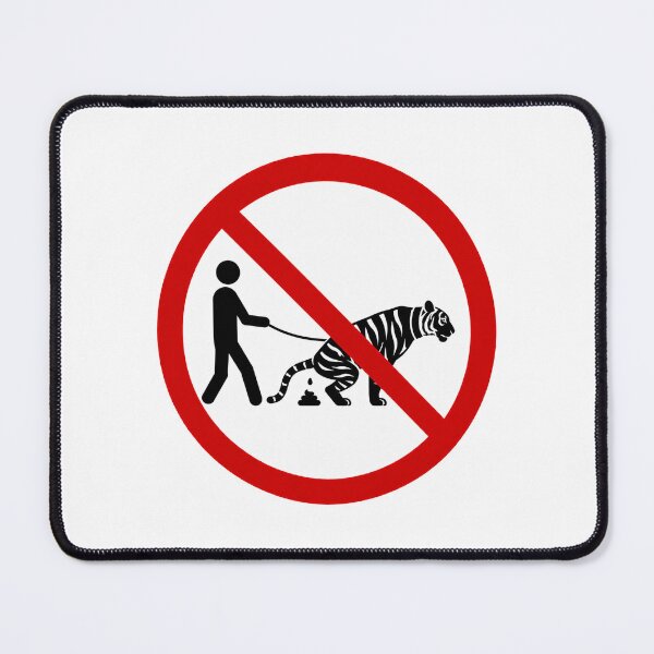 Item preview, No Tiger Pooping designed and sold by MonkiFlipp.
