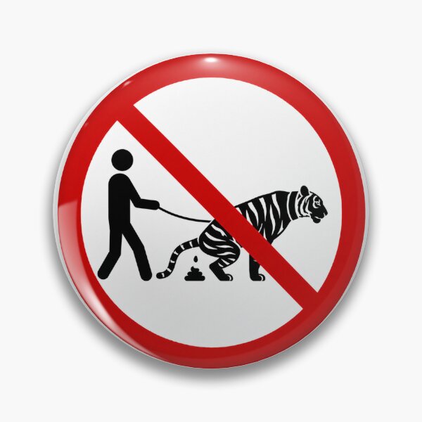Item preview, No Tiger Pooping designed and sold by MonkiFlipp.