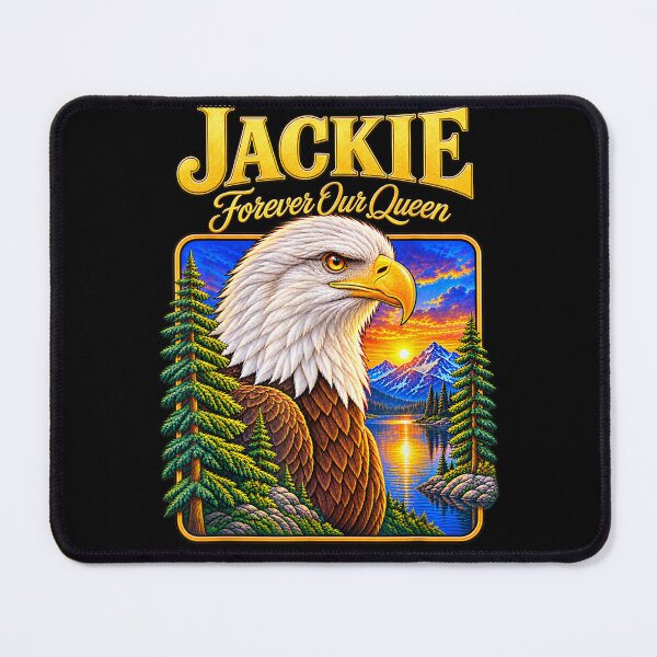 Item preview, Jackie Forever Our Queen Bald Eagle Memorial designed and sold by leevekaArt.