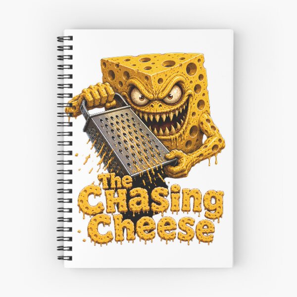 Item preview, The Chasing Cheese - Scary Monster Horror T-Shirt Funny Design designed and sold by HorrorWorldWeb.