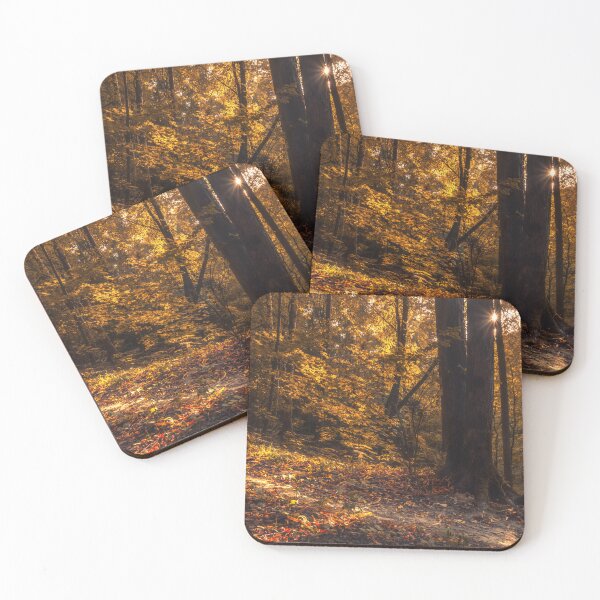 Item preview, Amber Glow Through Autumn Trees designed and sold by MariaAbaza.