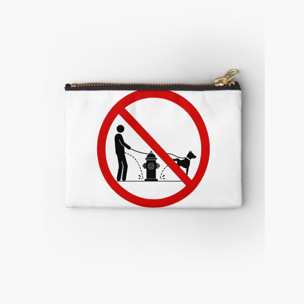 Item preview, No People or Dogs Peeing on Fire Hydrants designed and sold by MonkiFlipp.
