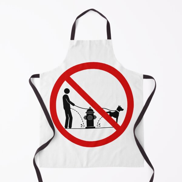 Item preview, No People or Dogs Peeing on Fire Hydrants designed and sold by MonkiFlipp.