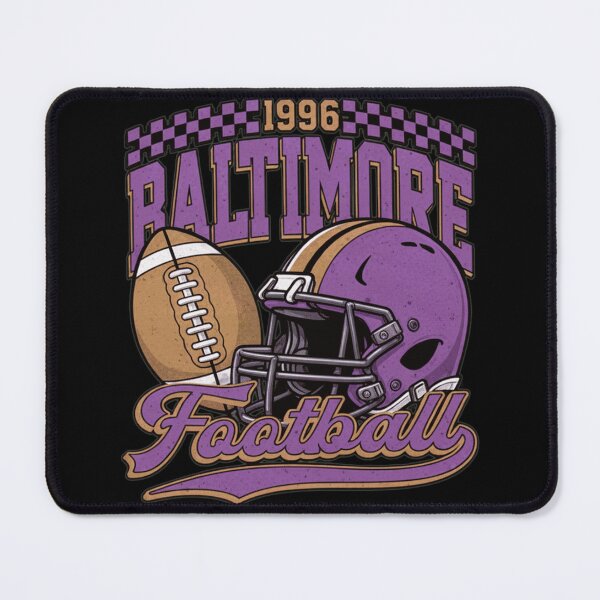 Item preview, Retro Baltimore Football Helmet designed and sold by RobertWil12795.