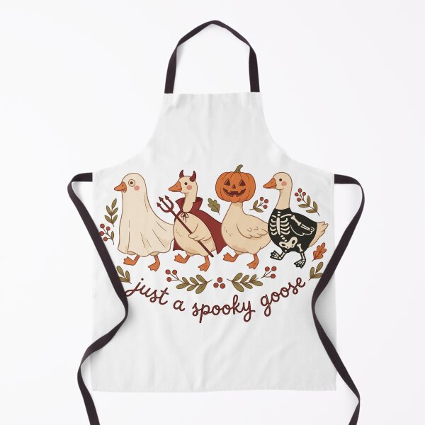 Item preview, Just a Spooky Goose Halloween Illustration designed and sold by Uglyandcute.