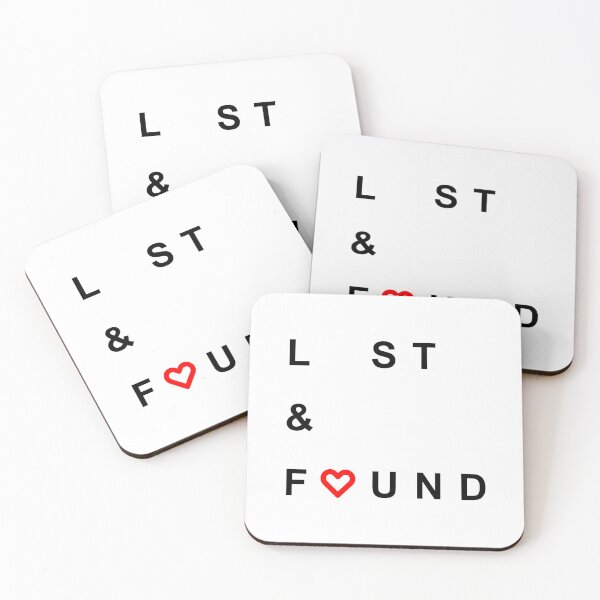 Item preview, Lost & Found Love – Minimal Red Heart Romantic Design designed and sold by artworkathome.