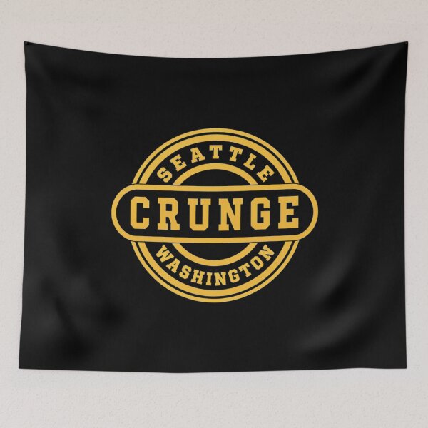 Item preview, Seattle Grunge Washington Music Seal Emblem-95 designed and sold by PenguinBluestar.