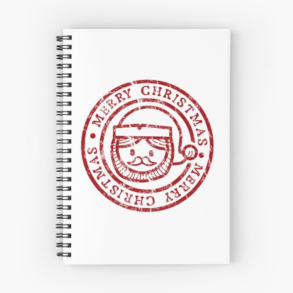 Item preview, Vintage Merry Christmas Santa Stamp designed and sold by chaaval.