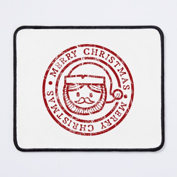 Item preview, Vintage Merry Christmas Santa Stamp designed and sold by chaaval.