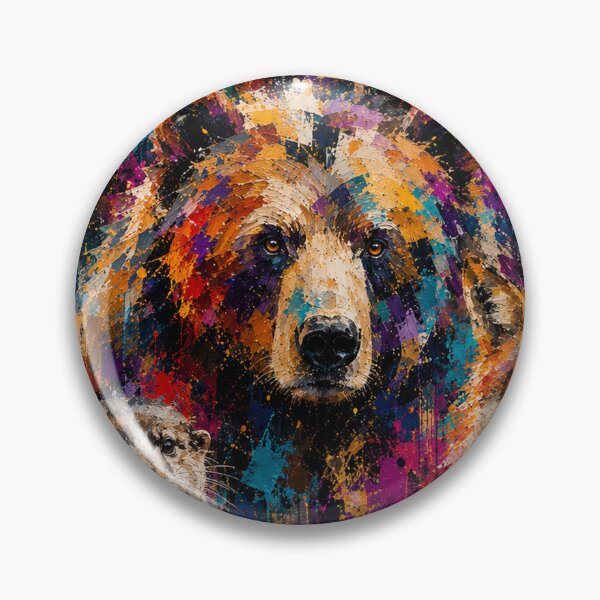 Item preview, Colorful Abstract Wild Animals Portraits designed and sold by Qenlo.