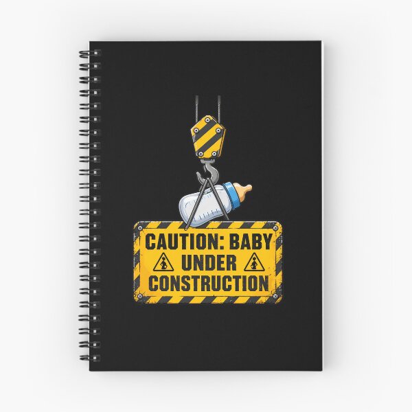 Item preview, Caution Baby Under Construction Pregnant Crane Hook Funny designed and sold by felixpalette.