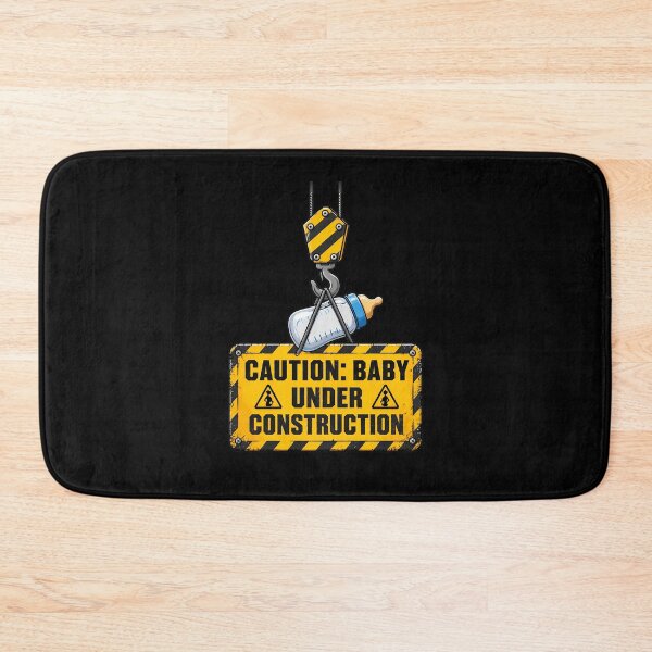 Item preview, Caution Baby Under Construction Pregnant Crane Hook Funny designed and sold by felixpalette.