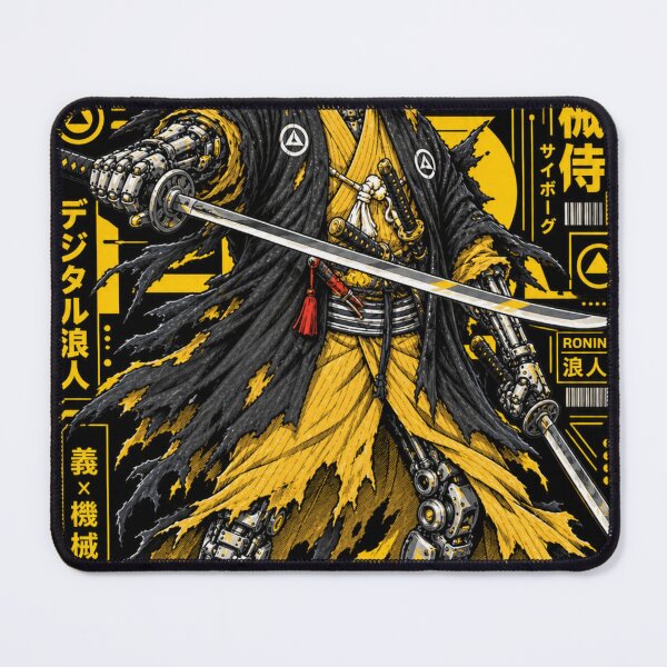 Item preview, Yellow Spiked Cyborg Ronin Dual Katana Mecha Samurai 2077 designed and sold by BRTHRCNK01.