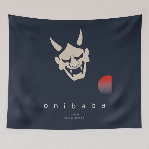 Item preview, Onibaba – Minimalist Japanese Horror Poster designed and sold by MORKINO POSTERS.