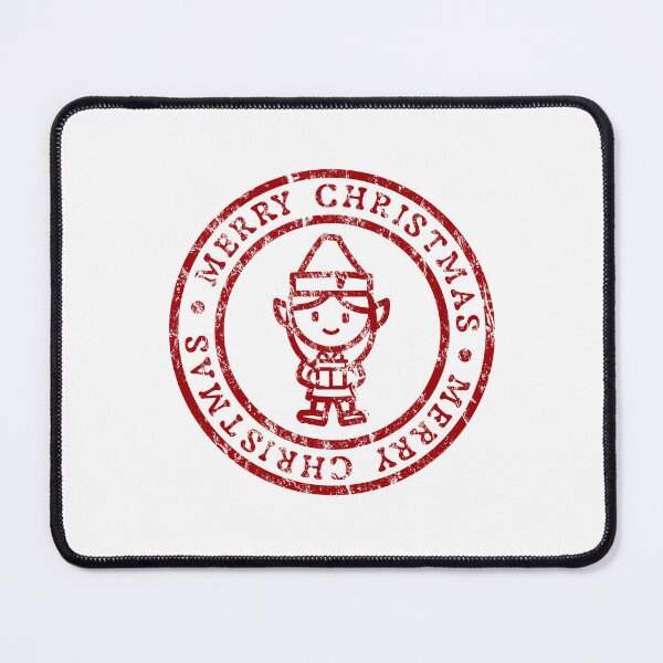 Item preview, Vintage Merry Christmas Elf Rubber Stam designed and sold by chaaval.