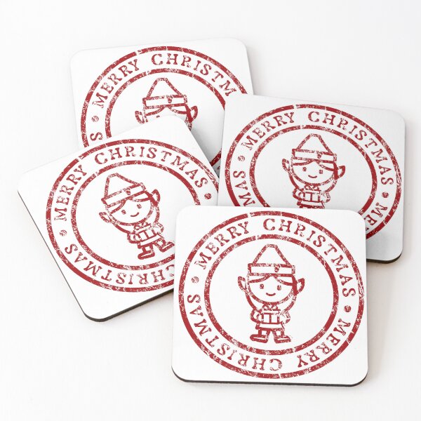 Item preview, Vintage Merry Christmas Elf Rubber Stam designed and sold by chaaval.