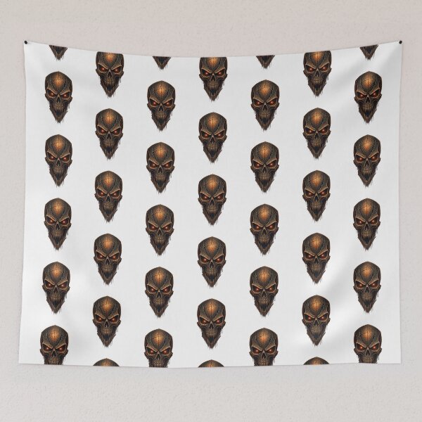 Item preview, Hellfire Skull with Glowing Red Eyes designed and sold by Nela-&-Lena.
