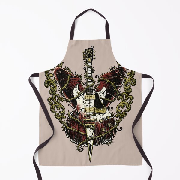Item preview, Rebellious Guitar Wings Dark Thorns Grunge designed and sold by Romgora.