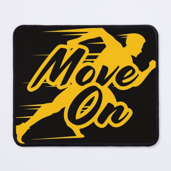 Item preview, Move On Running Man Shadow Design designed and sold by RajDeals.