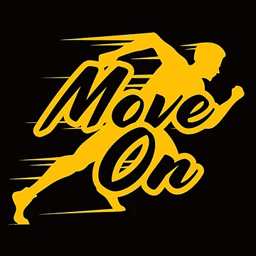 Artwork thumbnail, Move On Running Man Shadow Design by RajDeals