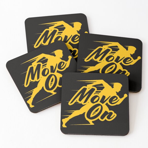 Item preview, Move On Running Man Shadow Design designed and sold by RajDeals.