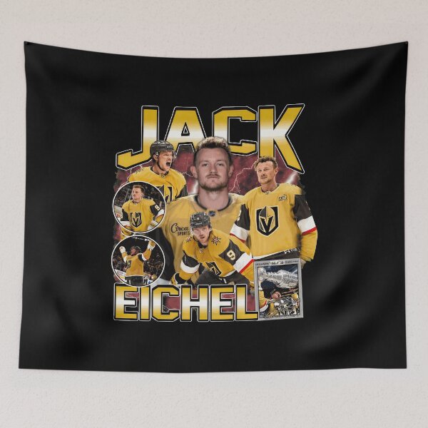 Item preview, Jack Eichel Vintage Hockey Collage designed and sold by marzills.