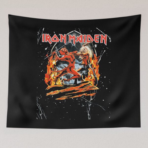 Item preview, I.r.o.n Mai.den Rock Band Square Life designed and sold by Lapiinart.