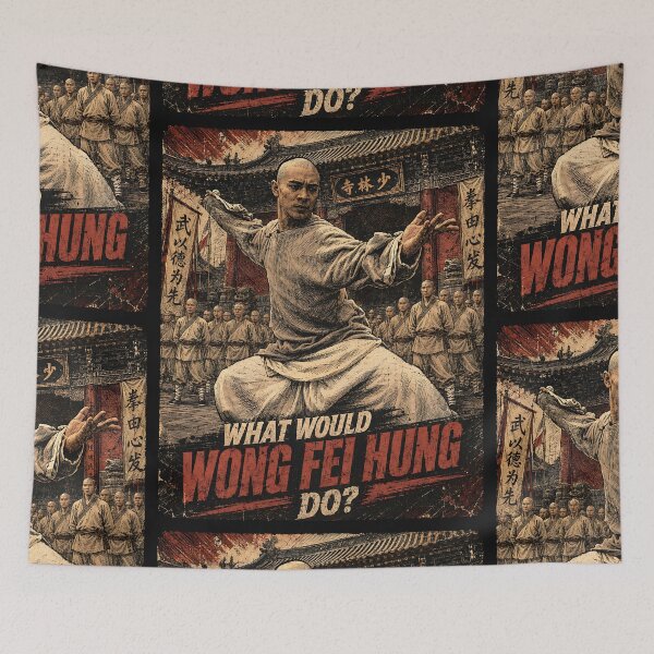Item preview, What would Wong Fei Hung do? designed and sold by TeeCodes.