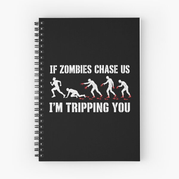 Item preview, Zombie Chase Funny Halloween Illustration designed and sold by Uglyandcute.
