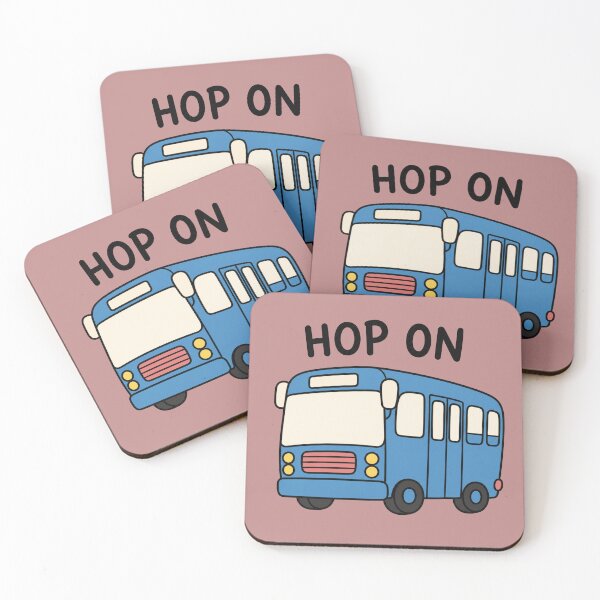 Item preview, Hop On – Blue Bus T-Shirt designed and sold by OldGarage.