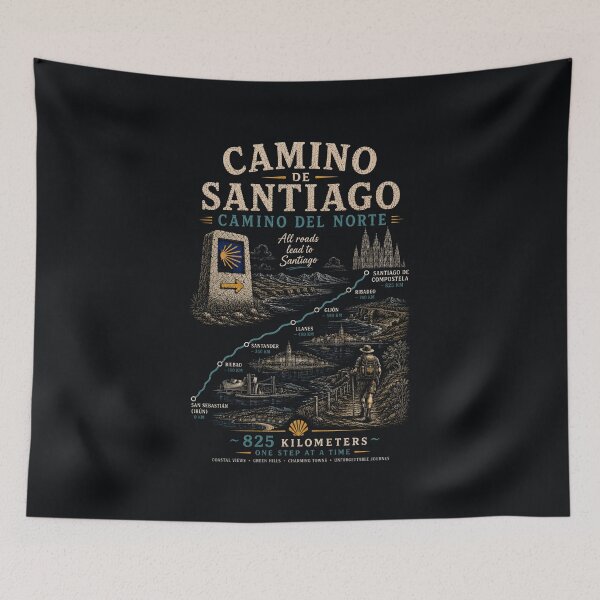 Item preview, Camino Del Norte - Camino de Santiago designed and sold by GoodOldVintage.