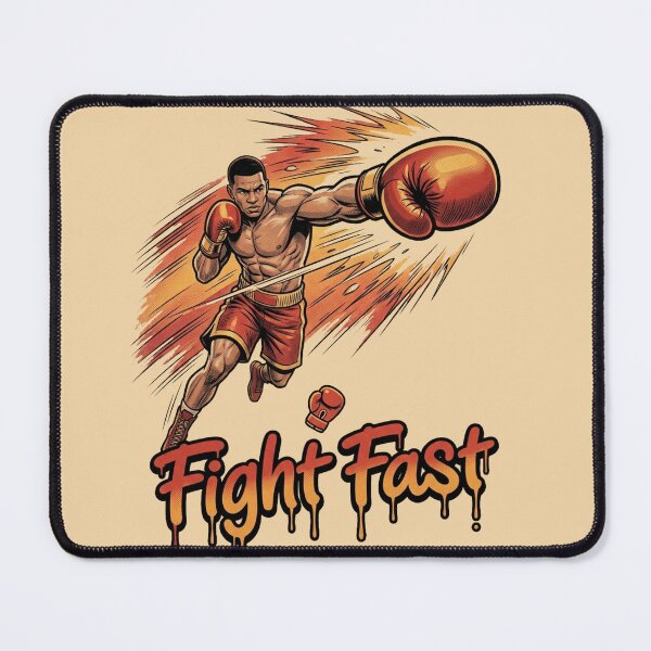 Item preview, Fight Fast Boxer Punch Pop Art Design designed and sold by @SHINTOSARTSTORE.