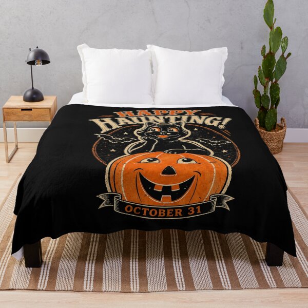Item preview, Happy Haunting Vampire Cat Retro Halloween designed and sold by VioletNance.