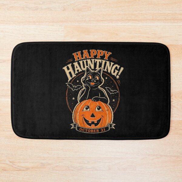 Item preview, Happy Haunting Vampire Cat Retro Halloween designed and sold by VioletNance.