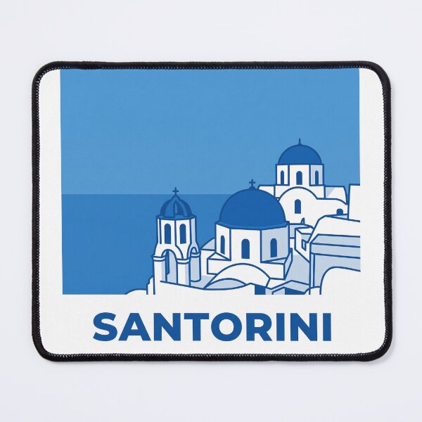 Item preview, Santorini Greek Island Print designed and sold by MavtM.