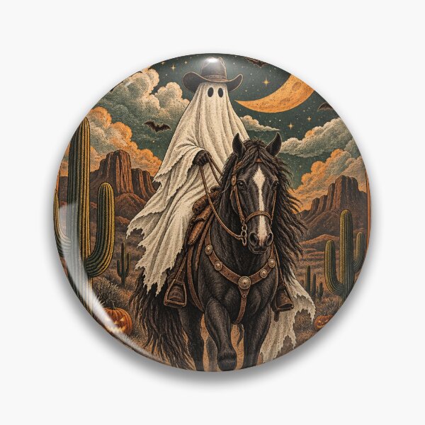 Item preview, Cowboy Ghost Riding Horse Funny Tarot Card Halloween Season  designed and sold by will freed18.
