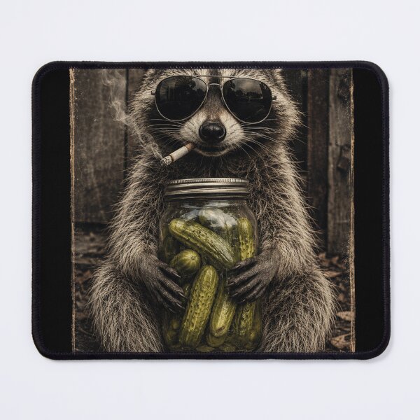 Item preview, Funny Raccoon Eating Pickles Meme Mens Womens designed and sold by will freed18.