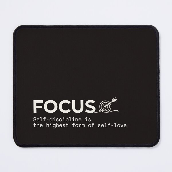 Item preview, FOCUS - Self Discipline Is Highest Self Love Affirmation designed and sold by Safe Soul DeLife.
