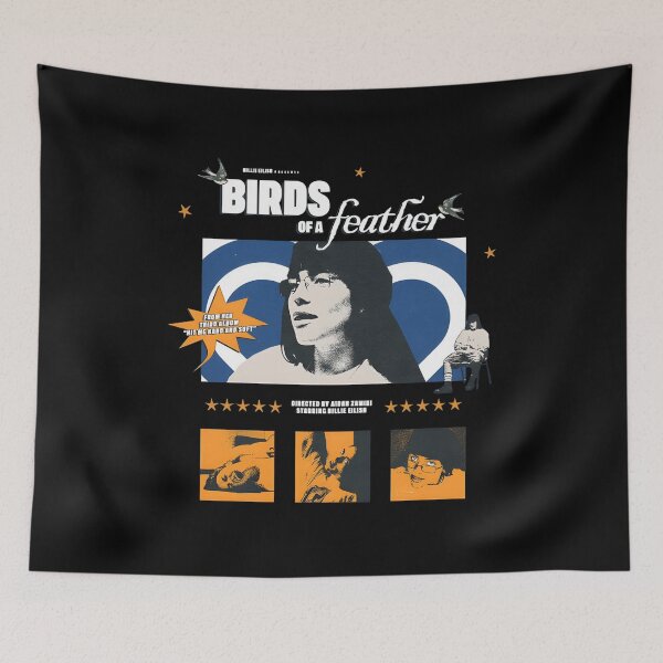 Item preview, Billié Eilish Birds of a Feather Retro Vintage Bootleg designed and sold by aTiredWitchArt.