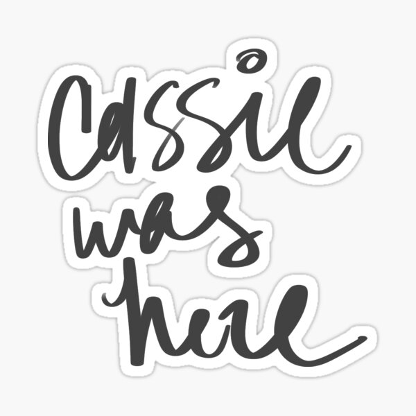 Cassie Sticker