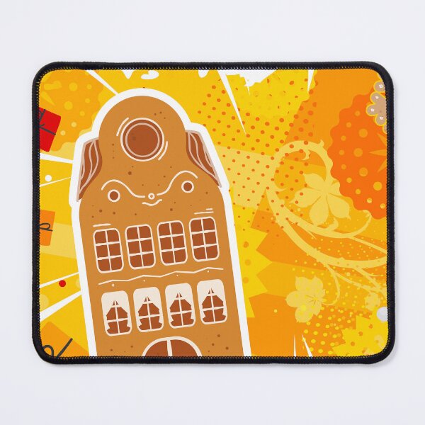 Item preview, Cute Gingerbread House Christmas Pattern designed and sold by chaaval.