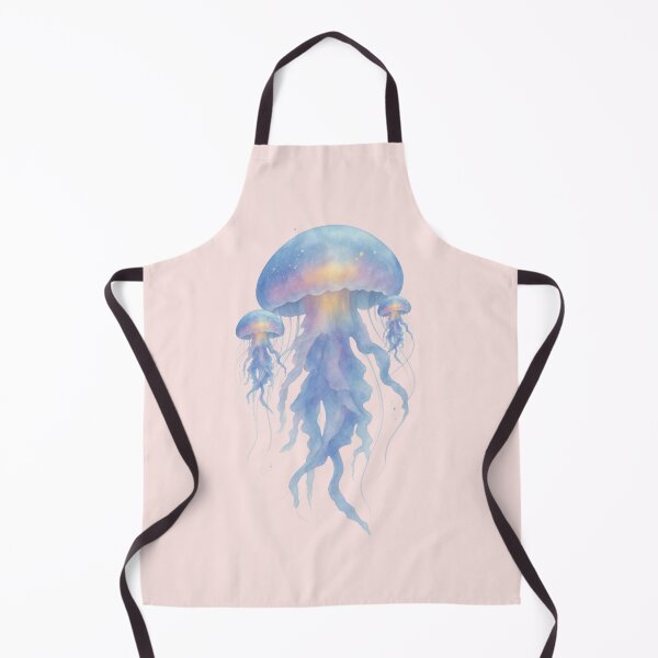 Item preview, Ethereal Watercolor Jellyfish Floating in Space designed and sold by Ban Nang Root.